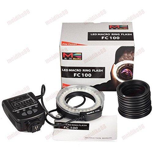 Meike LED Macro Ring Flash Light FC-100 F Canon Nikon Pentax Olympus DSLR Camera