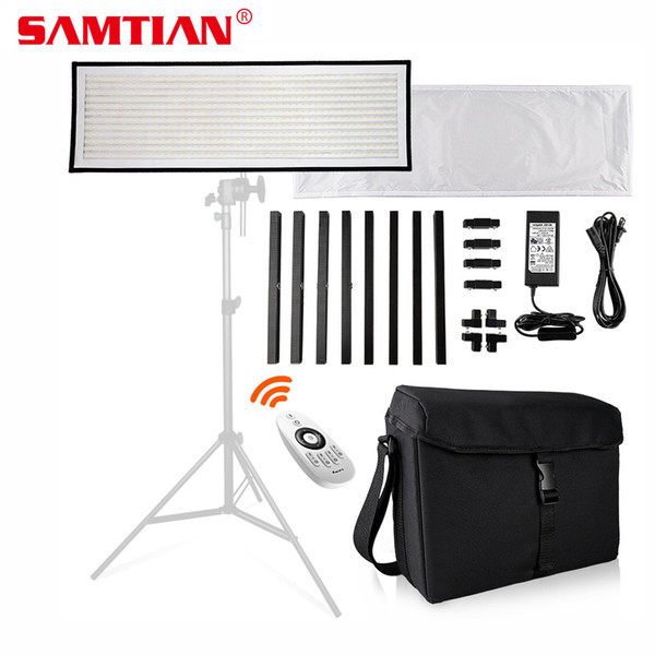 SAMTIAN Flexible LED Video Photo Studio Fabric Light 30*90cm 5500K 72W 576pcs LED For Photographic Lighting and Video Shooting