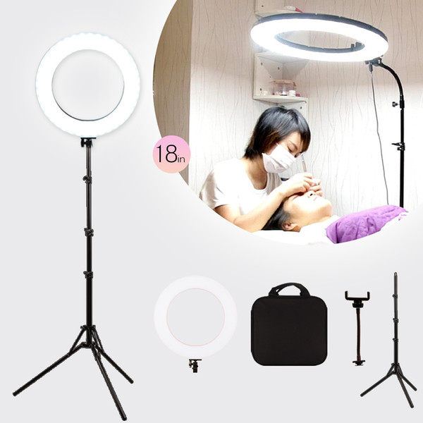 GSKAIWEN 18inch LED Beauty Light Eyebrow Tattoo Lamp Makeup Ring Light Dimmable Photography Studio Video For Camera/Photo