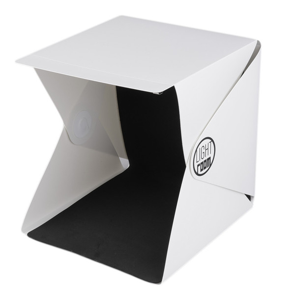 Portable Mini Folding Studio Portable Photography Mini Studio Foldable Softbox with Black white Back LED gound Soft Light box