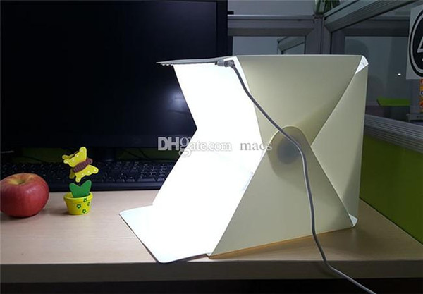 Portable Mini Photo Studio Box Photography Backdrop LED Light Accessories light room Photo Studio Box