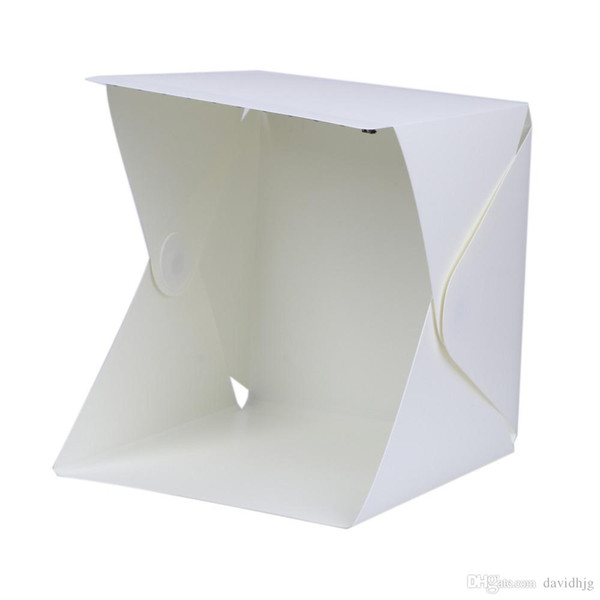 Portable Mini Folding Photo Studio Box photography Backdrop softbox USB LED light Desktop backgound