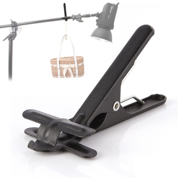 Metal Backdrop Clamp Clip w/ Hook for Photo Studio Photography Background Stand