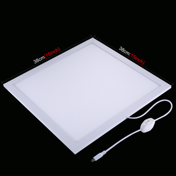 PULUZ 1200LM LED Photography Shadowless Light Lamp Panel Pad with Switch, Acrylic Material, No Polar Dimming Light