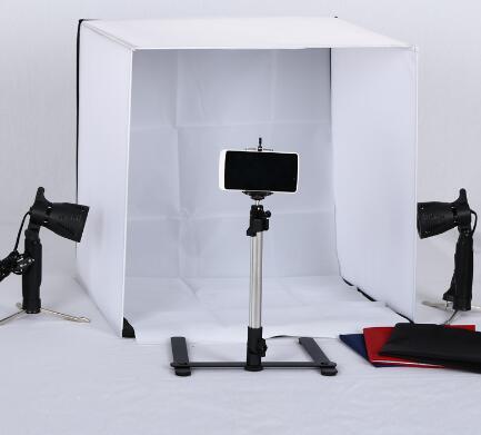 Portable 50cm*50cm/20inch*20inch Camera Photo Studio For Camera +portable bag + 4 Backdrops Free Shipping