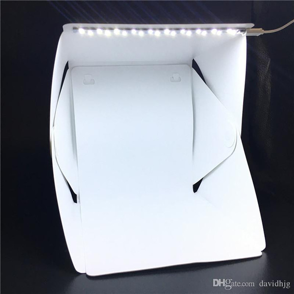 Mini Portable Folding lightbox Photography Photo Studio Softbox Lighting Kit Light box for iPhone Samsang Digital DSLR Camera