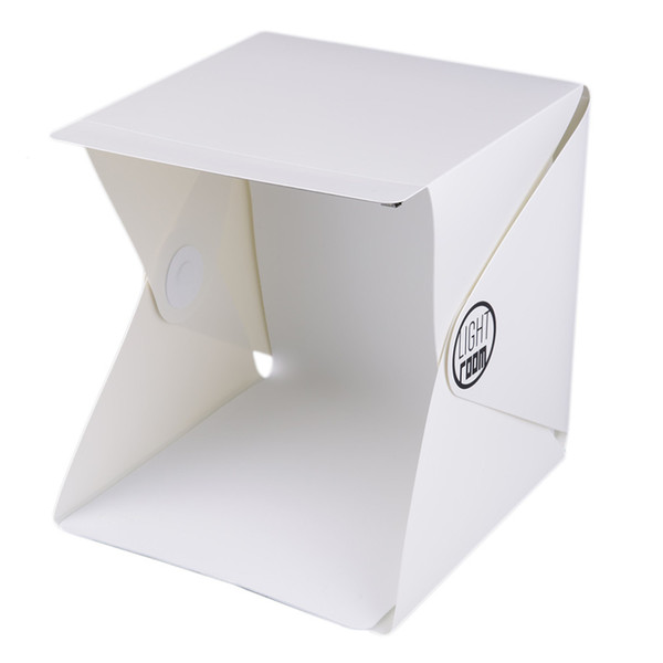 2017 Portable Mini Folding Studio Portable Photography Mini Studio Foldable Softbox with Black white Back LED gound Soft Light box