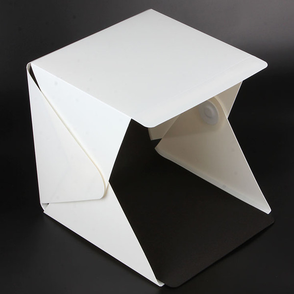 wholesale 40*40cm Photography Studio Softbox Portable Folding Lightbox LED Light Soft Box DSLR Camera Photo Background