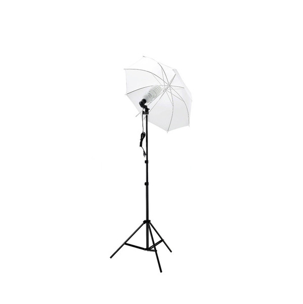 Photography Lighting Kit Photo Umbrella Kit Translucent Umbrella + 2m Light Stand + Light Bulb + Lamp Socket For Photo Studio Diffuser