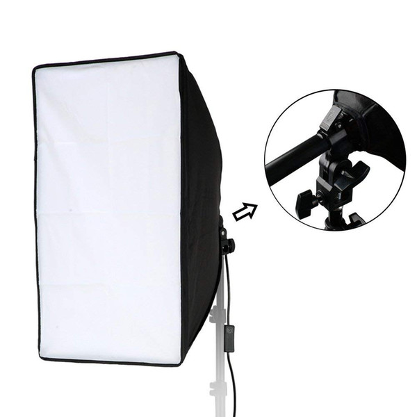 Lightdow 20x28inch(50x70cm) Studio Softbox Photo Video Studio Light Lamp Bulb Tube Softbox Soft box For Canon Nikon Sony ALL SLR Cameras