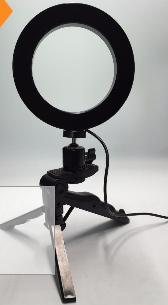 Hot Photo Ring LED 14.5cm Photographic Lighting+Tripod Phone Video Photography Ring Light USB Line 3000k-6000k White Yellow Color