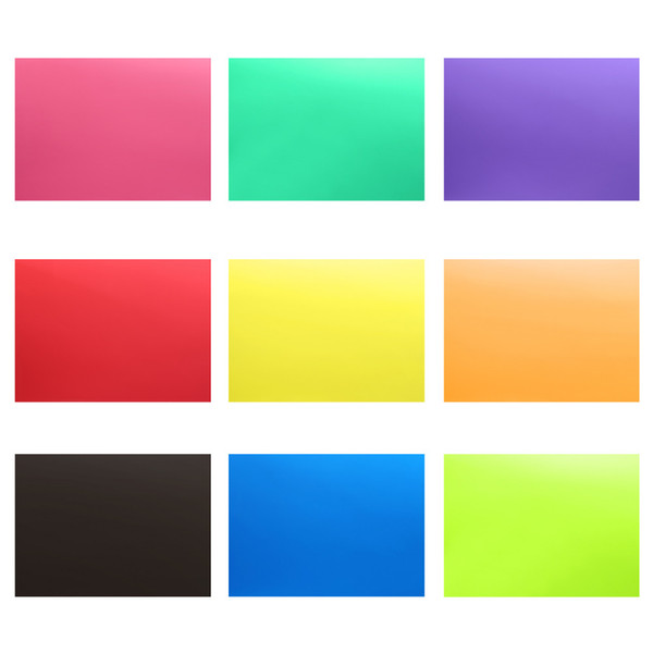 Neewer 9 Pieces Flash Lighting Gel Filter Kit with 9 Different Colors-12x8.3 inches Transparent Color Correction Lighting Film