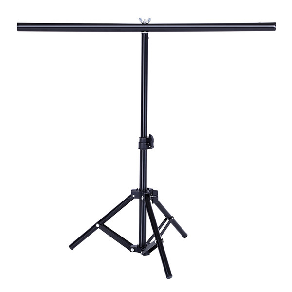 Photography PVC Backdrop Support Background Stand System Metal Backgrounds for Photo Studio Video with 2 clamps 68cm X 75cm