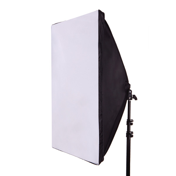 Wholesale- 50*70CM Photography Studio Wired Softbox Lamp Holder with E27 Socket for Studio Continuous Lighting With Carry bag