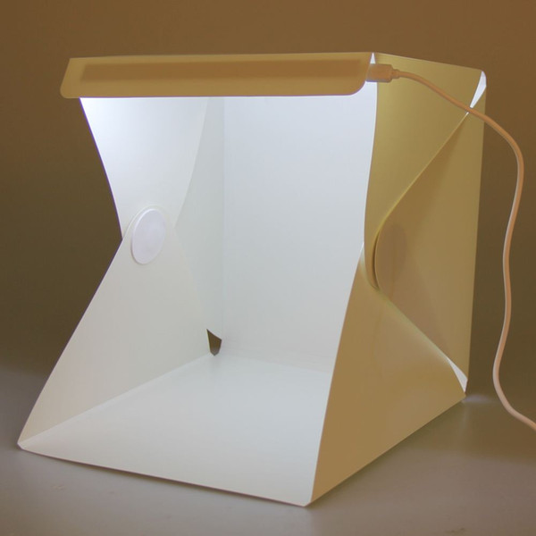 1 Pcs Mini Folding Detachable Photo Studio Portable LED Light Room Photography Studio With White/Black Backdrops L3FE