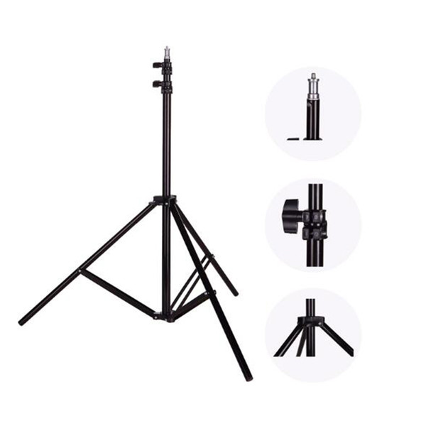 Photography Studio Adjustable 2M(79in) Light Stand Tripod With 1/4 Screw Head For Flash Umbrellas Reflector Lighting