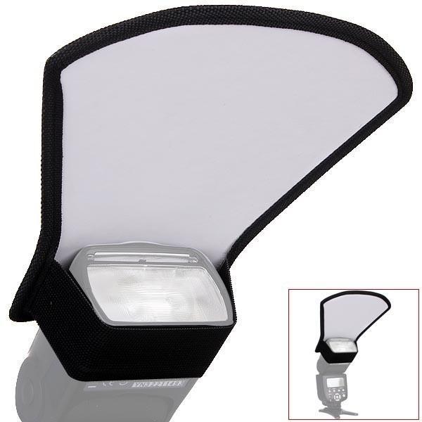 Universal Flash Diffuser Softbox Silver/White Reflector With Elastic Band for Canon Nikon Pentax Yongnuo Speedlite