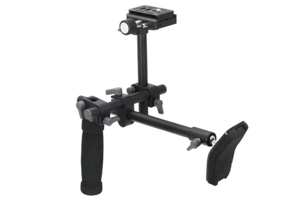 DSLR Handle Shoulder Support Rig shoulder support stabilizer rig quick release plate for A7 R A7II Digital video Camera DVD