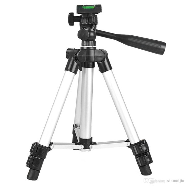 Universal Professional Aluminum Telescopic Camera Tripod Stand Holder Bracelet Silver Portable