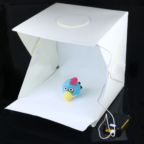 Freeshipping Newest Portable Mini Photo Studio Box Photography Backdrop built-in Light Photo Box Foldable design