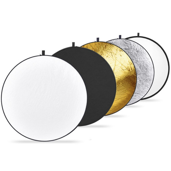 wholesale 43-inch/110cm 5-in-1 Reflectors Professional Collapsible Multi-Disc Light Photography Photo Reflectors with Carrying Bag