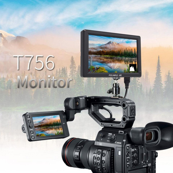 Feelworld ST-T756 4K camera External display HDMI HD monitor video TFT field 7