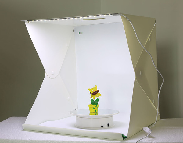 Small Large Size Folding Lightbox Photography Photo Studio Softbox LED Light Soft Box Photo Background Kit Light box Button Type