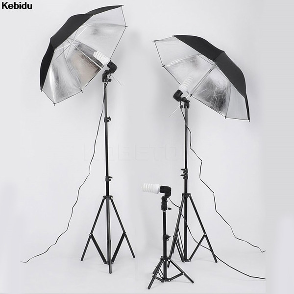 Kebidu 2016 Flash Umbrella Bracket Studio Photography Single Head Photo Lighting Bulb Holder for Photography studio