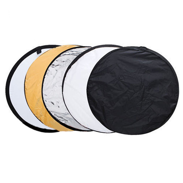 5pcs 80cm Collapsible Multi Light Circular photography Reflective board