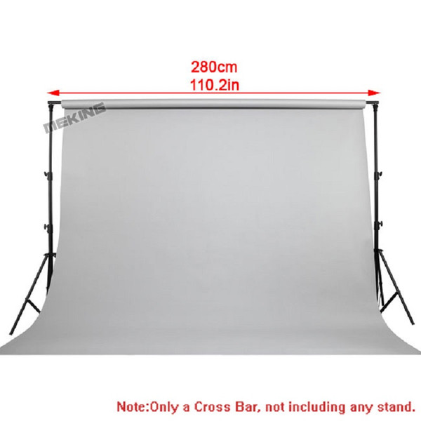 2.8m / 9.2ft Background Cross Bar Photography Photo Studio Vedio Background Backdrops Support Crossbar for Light Stand Tripod