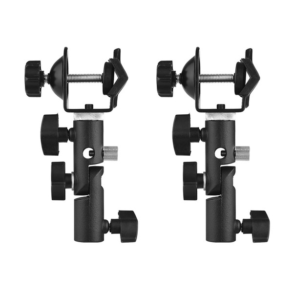 Andoer C-Clamp Clip Mount and Light Stand Mount Bracket with 1/4