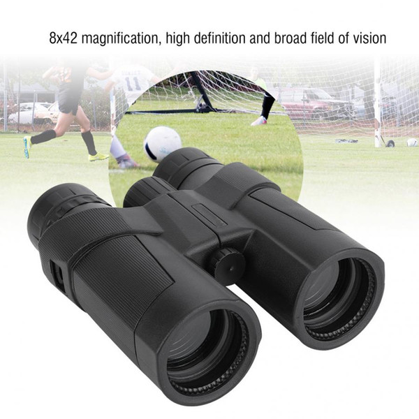 Professional 8x42 Large Eyepiece Green Film Binoculars HD Outdoor Hunting Portable Telescope