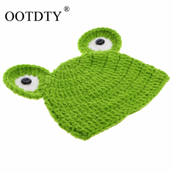 OOTDTY 1 pc Photography studio supplie Frog Hats for Cute Cartoon Baby Photo Studio kits