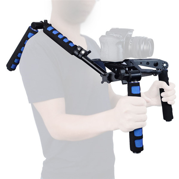 DSLR Rig Movie Kit Shoulder Mount Support Set Stabilizer fo rCanon 77D 760D 800D 70D 80D 5D II 7D 600D Nikon/Sony Cameras