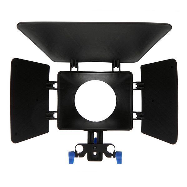 M1 Plastic DSLR Matte Box for 15mm Rail Rod Support Follow Focus System Canon D90 5D 60D 7D 550D 600D Nikon DSLR Cameras