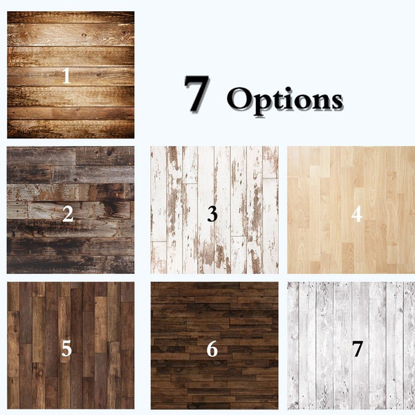 Dark Brown Wood Floor Photography Backdrops Newborn Photo Booth Backgrounds for Photographers Studio Vinyl Photophone Floors 711