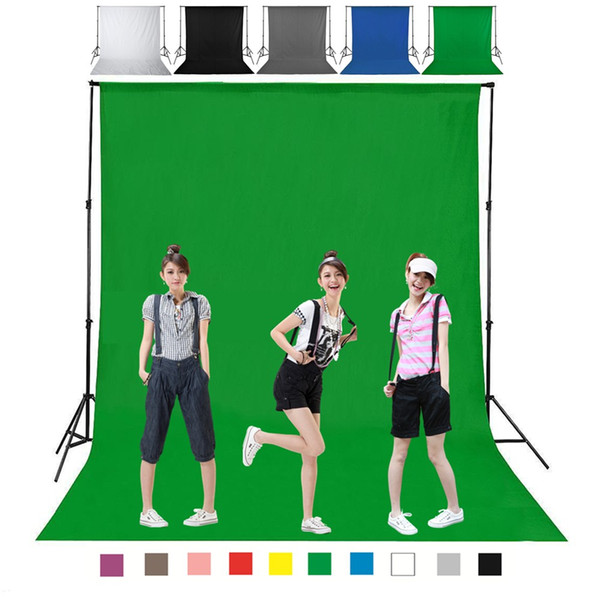 1.6X4M 3 2m Green Color Cotton Non-pollutant Textile Muslin Photo Backgrounds Studio Photography Screen Chromakey Backdrop Cloth