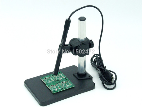 Free Shipping 2014 New Zoom 1-600X Continuous Focal USB Microscope 6 LED 2 Mega-Pixels Handheld Endoscope