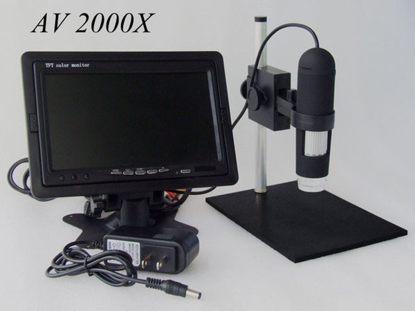 High Quality For Micro Material AV 2000X Microscope Camera HD CMOS Borescope Digital Microscope