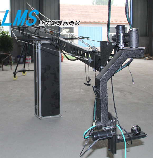 lms 8m Camera Crane Jib Professional DV camera crane jib arm with triangle electronic control rocker arm