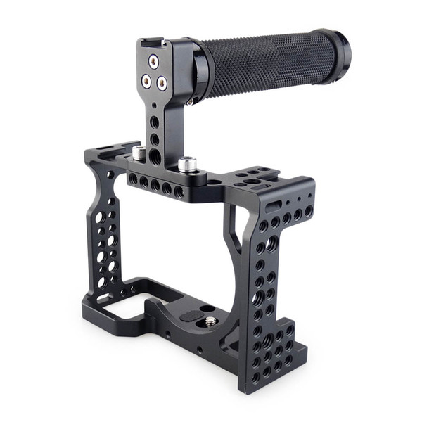 wholesale DSLR Camera Cage with Top Handle For Sony A7II /A7III /A7SII /A7M3 /A7RII /A7RIII Camera To Quick Release Extension Kit