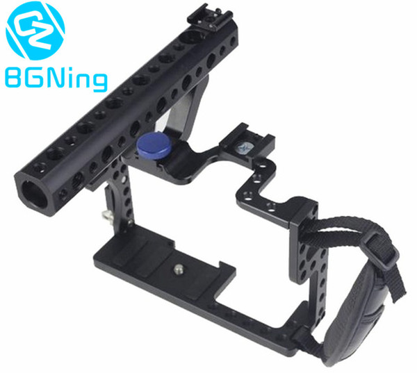 Camera Cage Protective Case Mount for Panasonic GH3 / GH4 with Top Handle Grip Camera Photo Studio Shooting Kit