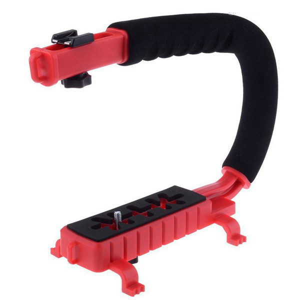 MINIFOCUS C-Shaped Video Camera Handheld Handle Grip Stabilizer Bracket Support System for DSLR Camera Camcorder DV LED Lights