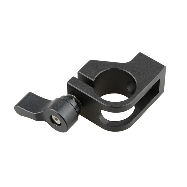 CAMVATE 19mm Rod Clamp With Thumb Knob (Black)