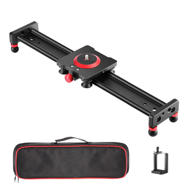 wholesale Camera Slider Aluminum Alloy Dolly Rail 16 inches/40 centimeters with 4 Bearings for Smartphone Nikon Canon Sony Camera