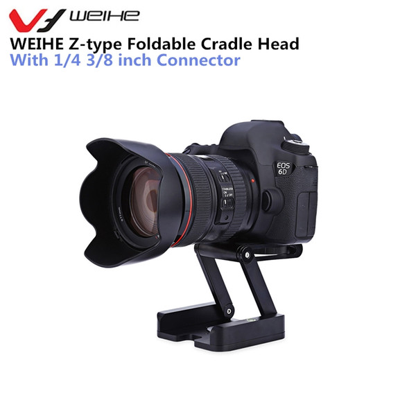 wholesale Camera Holder Tripod Z-type Foldable Cradle Head with 1/4 3/8 inch Connector for DSLR Camera Camcorder