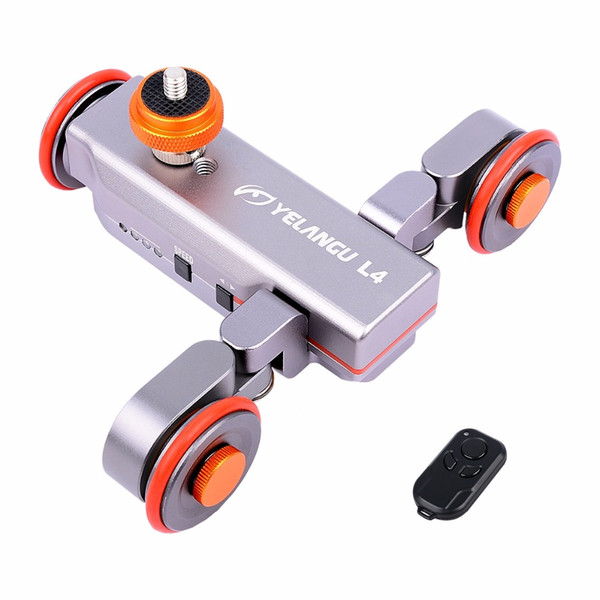 wholesale DSLR Motorized Electric Autodolly Video Pulley Rolling Skater Slider with Remote for iPhone Camera Speed adjustable