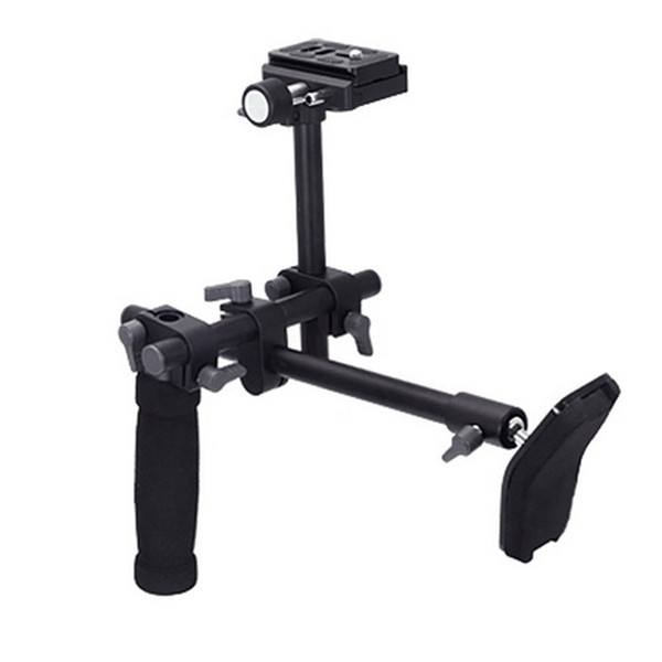 DSLR video camcorder handle shoulder support stabilizer rig quick release plate for Digital video Camera DVD.