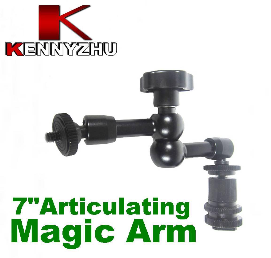 DSLR Rig Articulating Magic Arm 7'' For DSLR Camera Led Light Lcd Field Monitor Aluminum Matieral