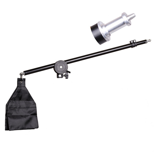 70-140 CM Photo Studio Boom Arm Top Light Stand with Weight Bag Kit Photo Studio Accessories Extension Rod